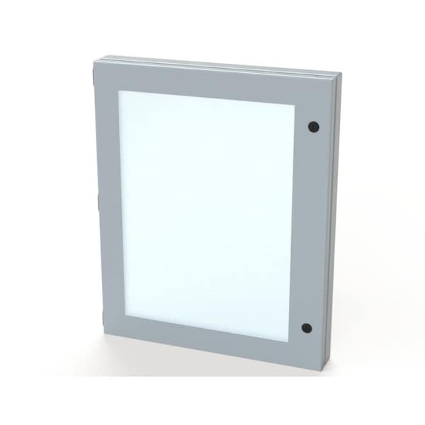 Hinged Window, 22 in. H x 18 in. W x 1-1/2 in. L, Polycarbonate